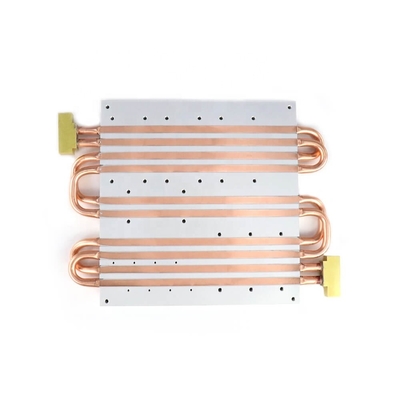 Fluid Cooling Plate Aluminum Heat Pipe Cold Plate Full Buried Profile heat sink System