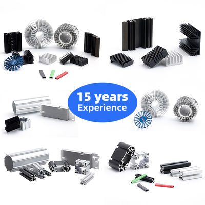 Customized Part Weight Aluminium Extrusion Profiles in Silver Anodized Finish for Heavy Duty and Applications