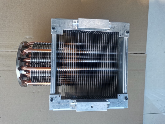 dissipador de calor do círculo 1500W com da aleta grande das tubulações de calor do poder do fã o refrigerador de alumínio do fã do dissipador de calor