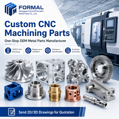 Partes CNC de alumínio personalizadas de alta precisão com usinagem de 5 eixos para produção em massa de protótipos
